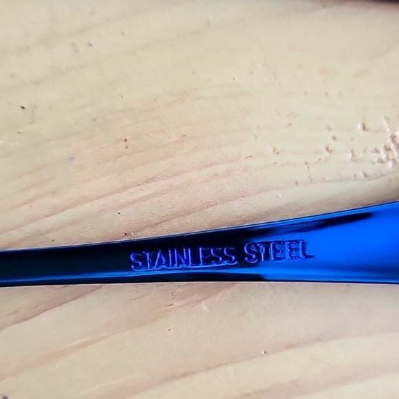 Topbooc 8pc. Blue Stainless Travel Camping Cutlery Set w/ Case - Picture 3 of 6